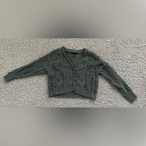 Forever 21 Women’s Small Dark Green Chunky Sweater